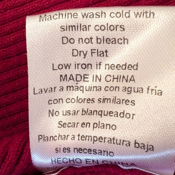 OnTwelfth red ladybug sleeve blouse 3x - Picture 5 of 7